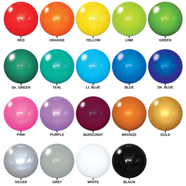 Duraballoon Replacement Balloon Colors Duraballoon Replacement Balloon Colors