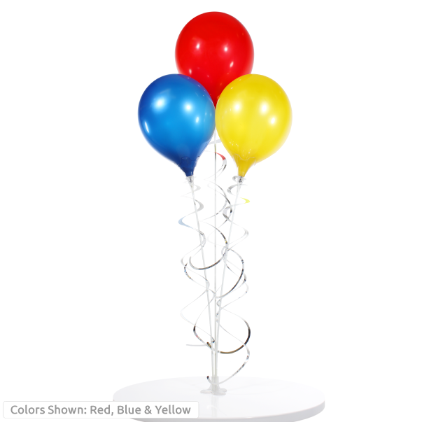 PermaShine Indoor Balloon Table Top 3-Balloon Bouquet Kit